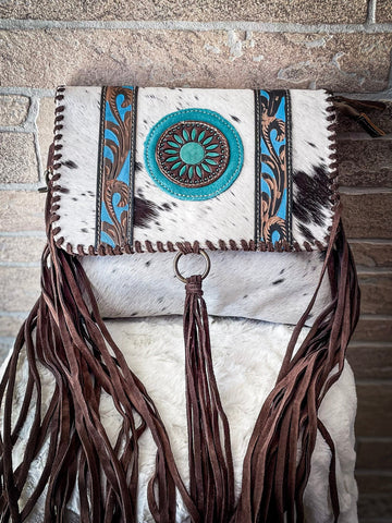 Myra Bag - Dreamcatcher Hand - Tooled Bag - Purses & Wallets - Myra Bag - Bronco Western Supply Co.