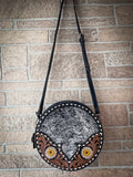 Myra Bag - Flax Blossom Round Bag - Purses & Wallets - Myra Bag - Bronco Western Supply Co.