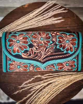 Myra Bag - Flower Crest Ridge Wallet – Purses & Wallets from Bronco Western Supply Co.