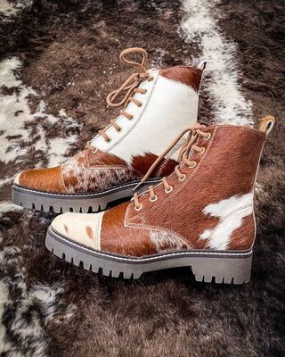 Myra Bag - Helium Hair on Hide Boots - Women's Shoes - Myra Bag - Bronco Western Supply Co.
