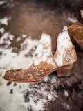 Myra Bag - Horse Jane Hand - Tooled & Hair On Bootie - Women's Shoes - Myra Bag - Bronco Western Supply Co.