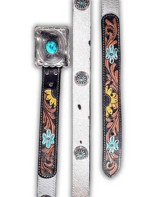Myra Bag - Klepto Hand Tooled Concho Belt – Apparel from Bronco Western Supply Co.