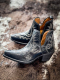 Myra Bag - Lasso Lace Stitched Leather Booties - Women's Shoes - Myra Bag - Bronco Western Supply Co.