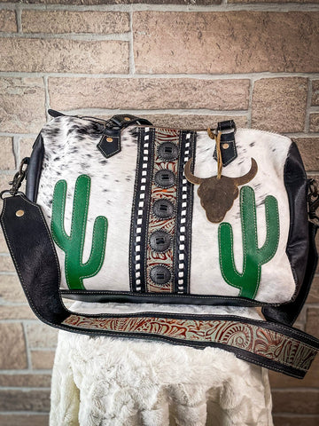 Myra Bag - Little Succulents Mini Duffle - Purses & Wallets - Myra Bag - Bronco Western Supply Co.