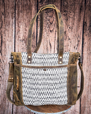 Myra Bag - Loner Canvas and Leather Tote Bag – Purses & Wallets from Bronco Western Supply Co.