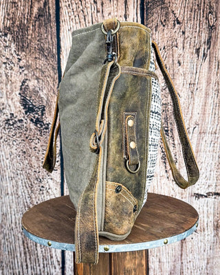Myra Bag - Loner Canvas and Leather Tote Bag – Purses & Wallets from Bronco Western Supply Co.