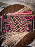 Myra Bag - Magna Falls Hand - tooled Flap Wallet - Purses & Wallets - Myra Bag - Bronco Western Supply Co.