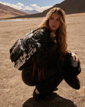 Myra Bag - Mesa Maverick Tote in Black and White – Purses & Wallets from Bronco Western Supply Co.