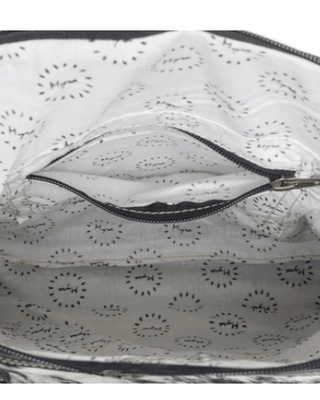 Myra Bag - Mesa Maverick Tote in Black and White – Purses & Wallets from Bronco Western Supply Co.