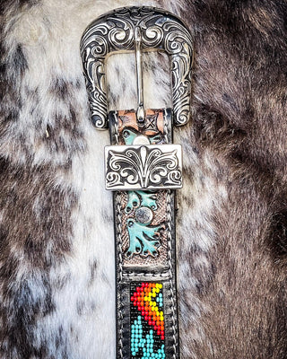 Myra Bag - Mesa Moon Mirage Hand - tooled Belt - Apparel - Myra Bag - Bronco Western Supply Co.