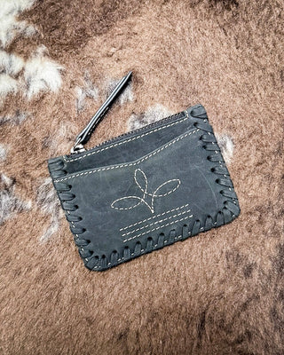 Myra Bag - Outlander Edge Credit Card Holder in Ash Grey – Purses & Wallets from Bronco Western Supply Co.