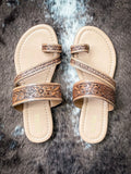 Myra Bag - Point Ridge Hand Tooled Sandals - Women's Shoes - Myra Bag - Bronco Western Supply Co.