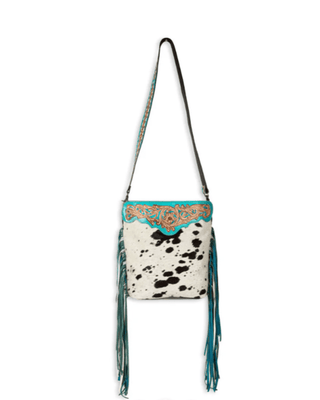 Myra Bag - Pony Trail Fringed Hand - Tooled Bag – Purses & Wallets from Bronco Western Supply Co.