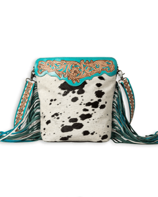 Myra Bag - Pony Trail Fringed Hand - Tooled Bag – Purses & Wallets from Bronco Western Supply Co.