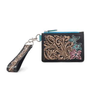 Myra Bag - Pride of Prickly Pears Card Holder in Black – Purses & Wallets from Bronco Western Supply Co.