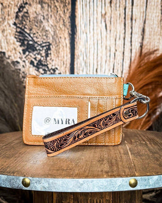 Myra Bag - Pride of Prickly Pears Card Holder in Dark Brown – Purses & Wallets from Bronco Western Supply Co.