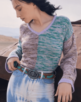 Myra Bag - Radianite Hand Tooled Belt – Accessories from Bronco Western Supply Co.