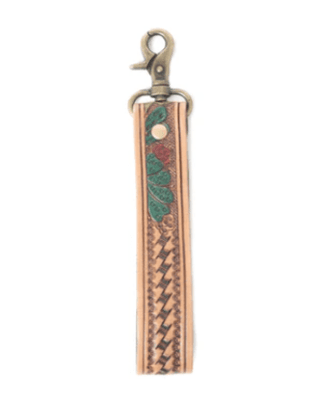 Myra Bag - Rustleaf Rider Leather Key Fob in Sage Brown – Accessories from Bronco Western Supply Co.