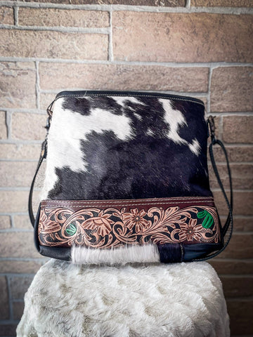 Myra Bag - Silhouette Leather & Hairon Bag - Purses & Wallets - Myra Bag - Bronco Western Supply Co.