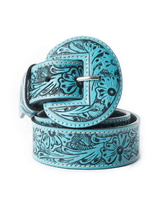 Myra Bag - Talon High Desert Belt In Turquoise – Accessories from Bronco Western Supply Co.