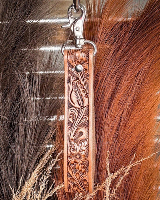 Myra Bag - Tampico Trails Key Fob in Honey – Accessories from Bronco Western Supply Co.