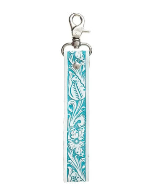 Myra Bag - Tampico Trails Key Fob in Turquoise – Accessories from Bronco Western Supply Co.