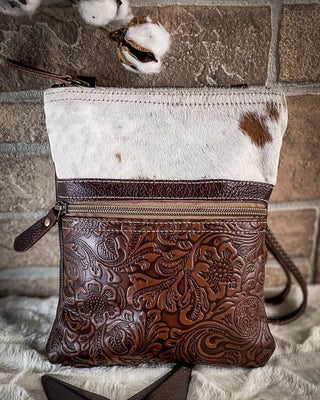 Myra Bag - Tangled Vine Leather & Hair On Bag – Purses & Wallets from Bronco Western Supply Co.