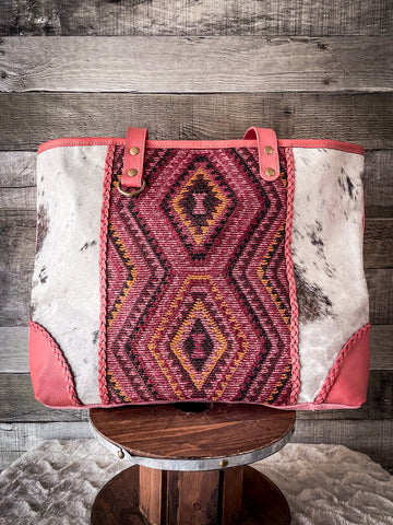 Myra Bag - Tonga Ridge Tote Bag in Pink - Purses & Wallets - Myra Bag - Bronco Western Supply Co.