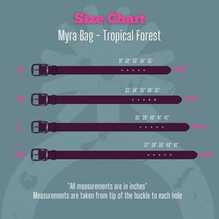 Myra Bag - Tropical Forest Hand - Tooled Concho Belt – Accessories from Bronco Western Supply Co.