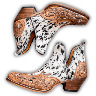 Myra Bag - West Street Western Hand - Tooled Booties – Women's Shoes from Bronco Western Supply Co.