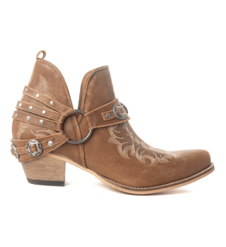 Myra Bag - Western Ember Booties in Canyon Brown – Women's Shoes from Bronco Western Supply Co.