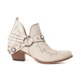 Myra Bag - Western Ember Booties in White – Women's Shoes from Bronco Western Supply Co.