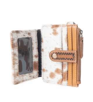 Myra Bag - Wildflowers of The Prairie Card Holder in Brown – Purses & Wallets from Bronco Western Supply Co.