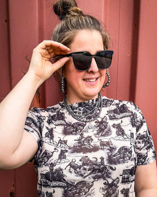 NYX Tangle - Free Oversized Polarized Sunglasses – Accessories from Bronco Western Supply Co.