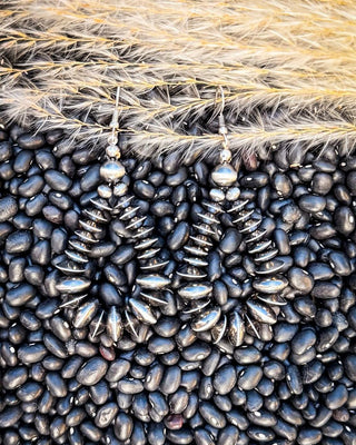 Opal Teardrop Dangle Fashion Earrings - Silver – Jewelry from Bronco Western Supply Co.