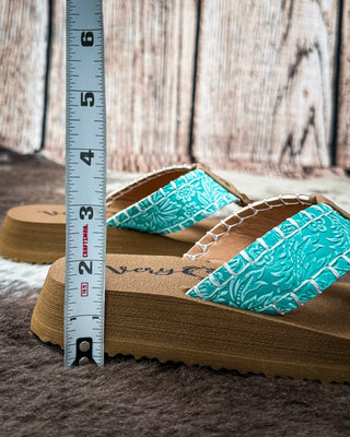 Pamela Sandal in Turquoise by Very G – Women's Shoes from Bronco Western Supply Co.