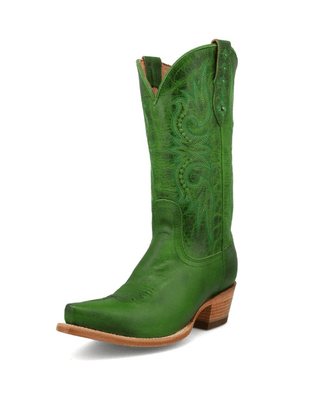 Paradise Black Star Leather Boots - Lime – Women's Shoes from Bronco Western Supply Co.