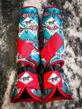 Patterned Sport Boots & Bells (Various Prints) - Horse Boots and Wraps - WhinneyWear - Bronco Western Supply Co.