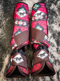 Patterned Sport Boots & Bells (Various Prints) - Horse Boots and Wraps - WhinneyWear - Bronco Western Supply Co.