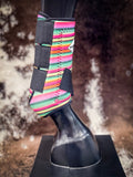 Patterned Sport Boots & Bells (Various Prints) - Horse Boots and Wraps - WhinneyWear - Bronco Western Supply Co.