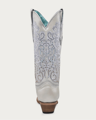 Pearl Radiance Crystal Snip Toe Boots in White by Corral Boots – Women's Boots from Bronco Western Supply Co.