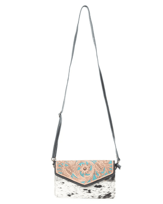 Pelagic Hair-On Leather Crossbody Wallet by Myra Bag – Purses & Wallets from Bronco Western Supply Co.