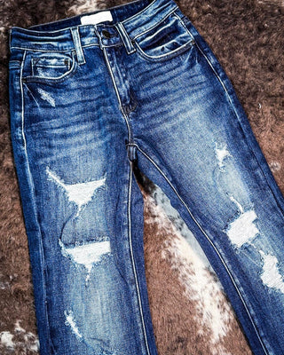 Petra Whitley Mid - Rise Stretch Flare Jeans – Apparel from Bronco Western Supply Co.