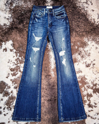 Petra Whitley Mid - Rise Stretch Flare Jeans – Apparel from Bronco Western Supply Co.