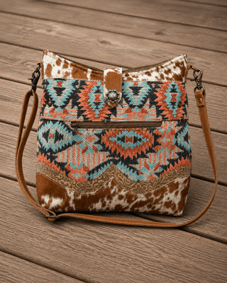Pink Fog Hair-On Shoulder Bag by Myra Bag – Purses & Wallets from Bronco Western Supply Co.