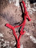 Premium Mule Tape Halter with 10ft Lead - Red - Halters & Leads - Tough 1 - Bronco Western Supply Co.