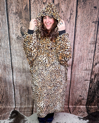 Prowl Leopard Hooded Blanket – Gift Items from Bronco Western Supply Co.