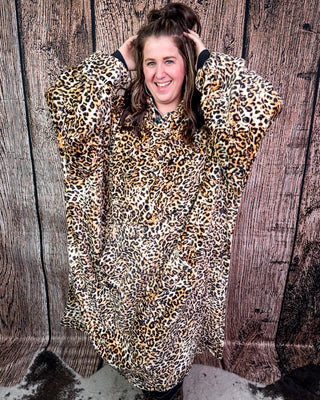 Prowl Leopard Hooded Blanket – Gift Items from Bronco Western Supply Co.