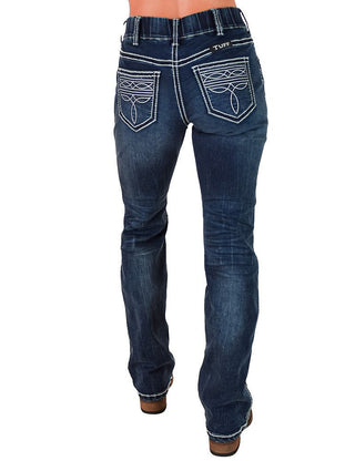 Pull - On Boot Stitch Bootcut Jeans by Cowgirl Tuff – Apparel from Bronco Western Supply Co.