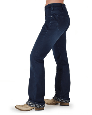 Pull - On Flannel Bootcut Jeans – Apparel from Bronco Western Supply Co.